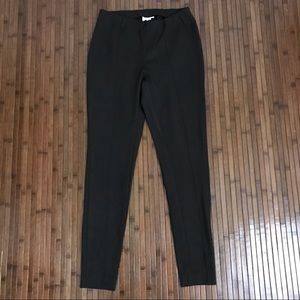 J. Jill Brown Ponte Knit Stretch Leggings
